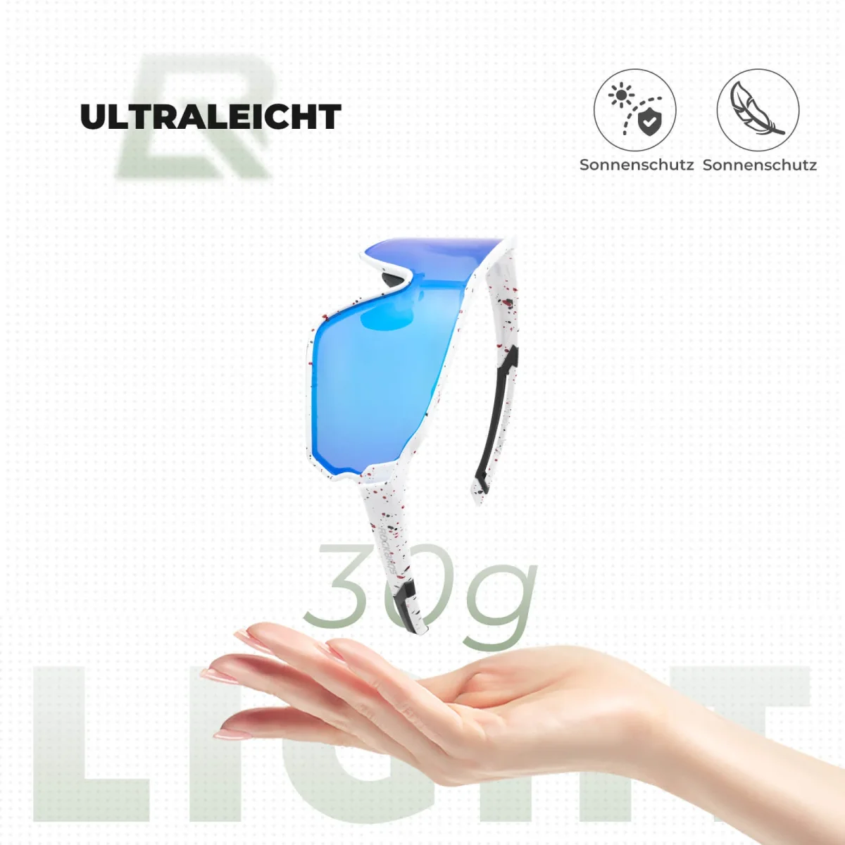 Federleichte Polarisierte Fahrradbrille (UV400) – Bild 6